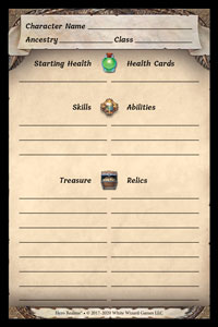 Character Sheet preview