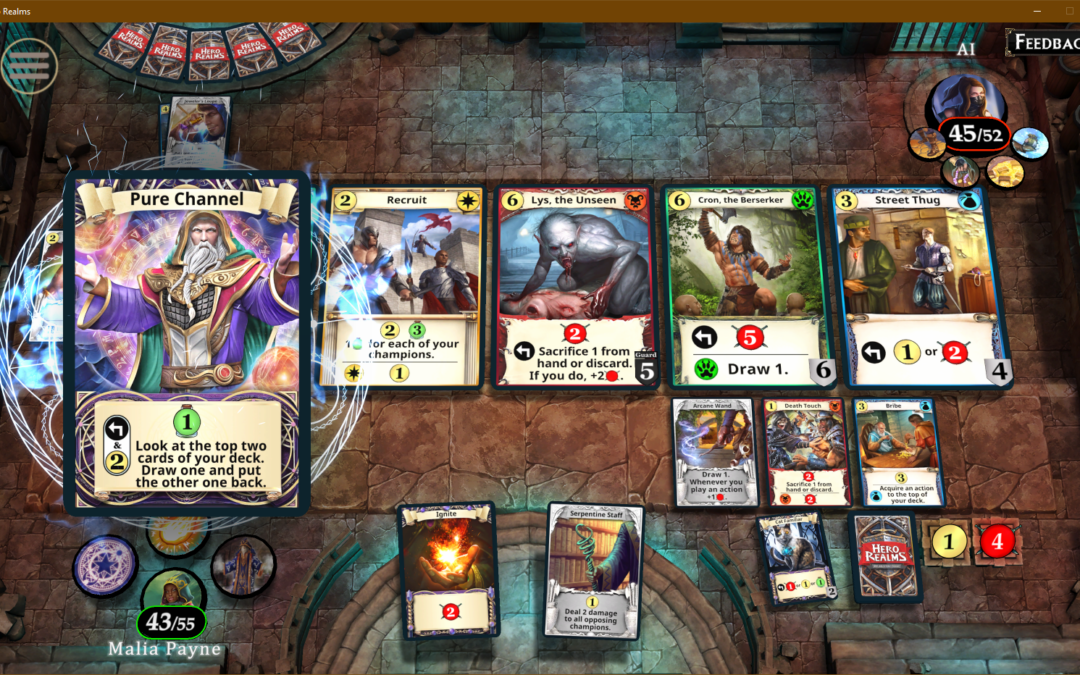 Hero Realms Digital now in app stores!